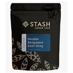 Tea Double Bergamot Earl Grey Premium Loose Leaf Black Tea, 3.5 Ounces